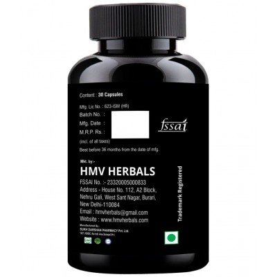 HMV Herbals XXX Power Gold Capsules for Men Herbal Capsule 30 no.s Pack Of 2