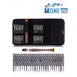 HOMETALES-25 in 1 tools hardware Precision Screwdriver Set Multi Pocket Repair Tool Kit (For Mobile and Laptop)