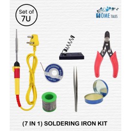 HOMETALES 7 in 1 Electric Soldering/Welding Iron Kit For DIY/Crafts