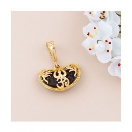 HOMETALES Gold Plated Classic Designer Pendant Locket Covering 1 Mukhi Rudraksha OM Trishul Pendant Jewellers HOMETALES Gold Plated Classic Designer Pendant Locket Covering 1 Mukhi Rudraksha OM Trishul Pendant Jewellers