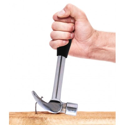 HOMETALES Heavy Duty Claw Hammer With Steel Shaft & Precision Joint Technology, Tools Hardware