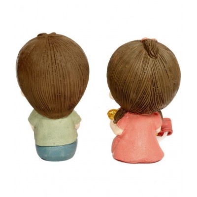 HOMETALES Love Couple Resin Showpiece/Figurine- 8 Inch