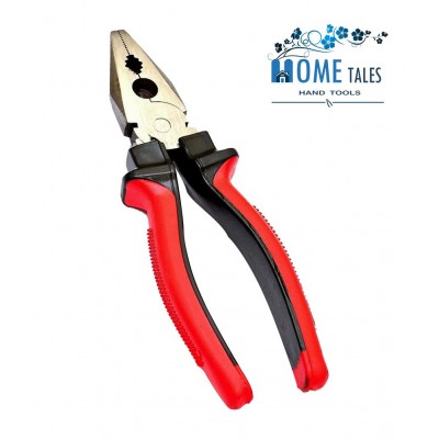 HOMETALES Sturdy Steel tools hardware Combination Plier 8-inch for Home & Professional Use and Electrical Work