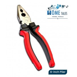HOMETALES Sturdy Steel tools hardware Combination Plier 8-inch for Home & Professional Use and Electrical Work