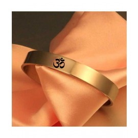 HOMETALES Stylish Bracelet Adjustable OM Design Kada for Men HOMETALES Stylish Bracelet Adjustable OM Design Kada for Men