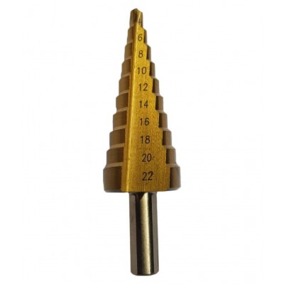 HSS Step Drill Bit 4-22 mm Steel