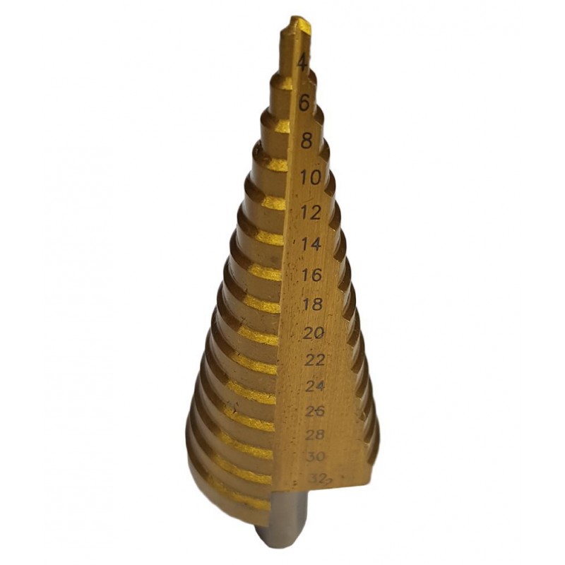 HSS Step Drill Bit 4-32mm Steel