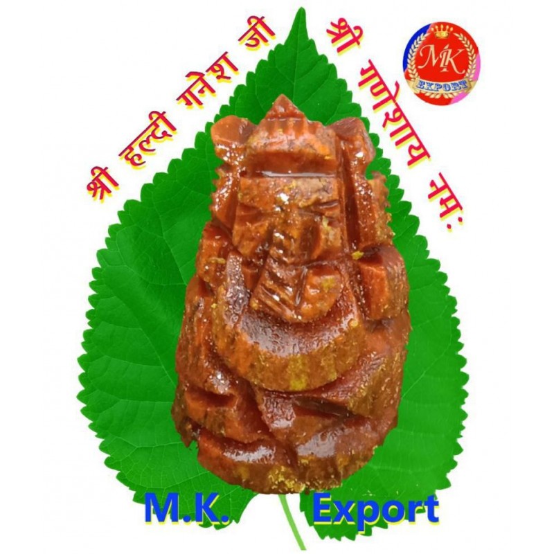 Haldi Ganesh/turmeric ganesha god idol made of pure turmeric Haldi Ganesh/turmeric ganesha god idol made of pure turmeric