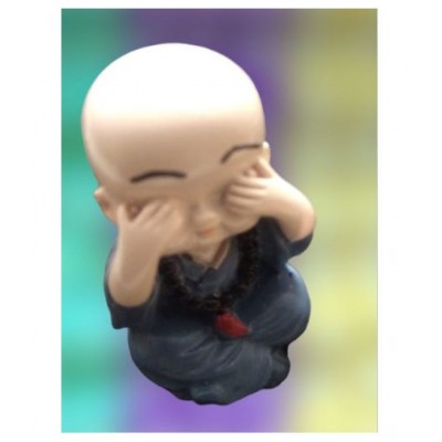 Handmade Multicolour Resin Figurines - Pack of 4