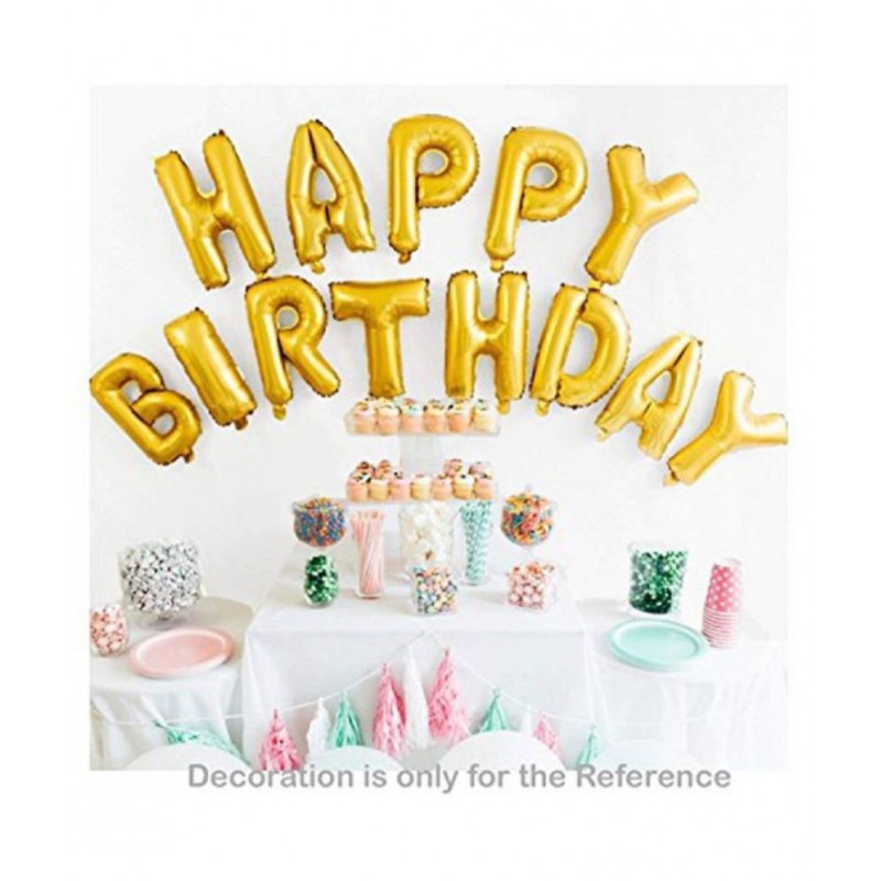 Happy Birthday Gold Foil Banner
