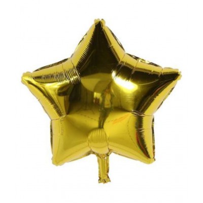 Happy birthday foil with 30 pcs polka dot balloons Decorations Set (multi) with pack of 3 Star Foil Gold Balloon