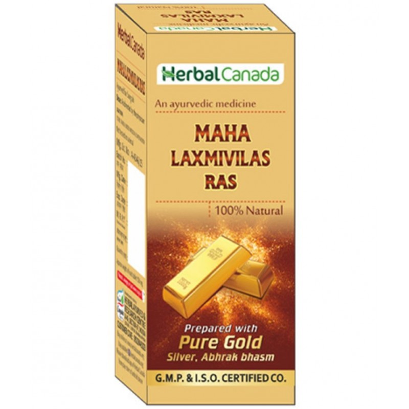 Harc Herbal Canada MahaLaxmivilas Ras Tablet 50 No's pack of 1|with Abhrak Bhasm