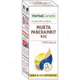Harc Herbal Canada Mukta Panchamrit Ras Tablet 50 No's pack of 1|100% Natural Products