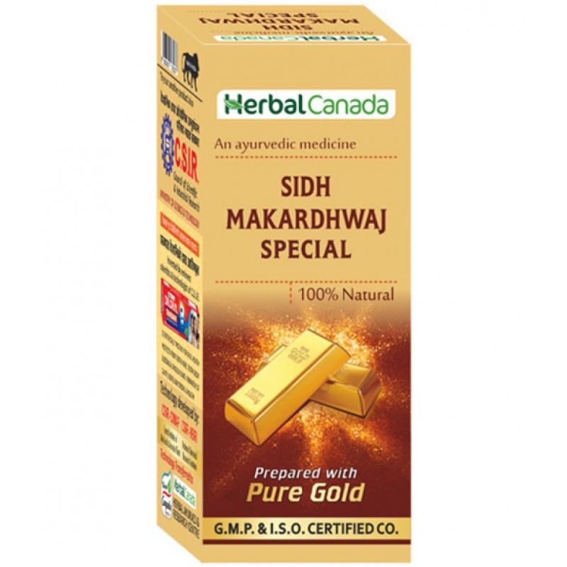 Harc Herbal Canada Sidh Makardhwaj Special Tablet 25 No's pack of 1|100% Natural Products