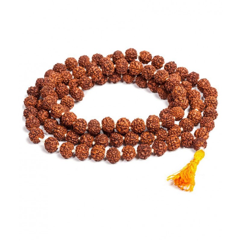 Hare Krishna Rudraksh Mala For Men & Woman - 5 mukhi Rudraksh - Shiv Ratna Rudraksh Mala - Jaap Mala  -