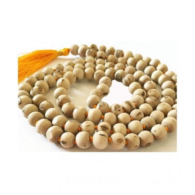 Hare Krishna Tulsi Jaap Mala - Chanting Mala - Tulsi Beads Mala - Rosary Mala - Tulsi Wood Mala