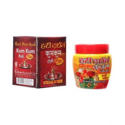 Hari Darshan Chandan Kesar Tika  80g -Pack 4