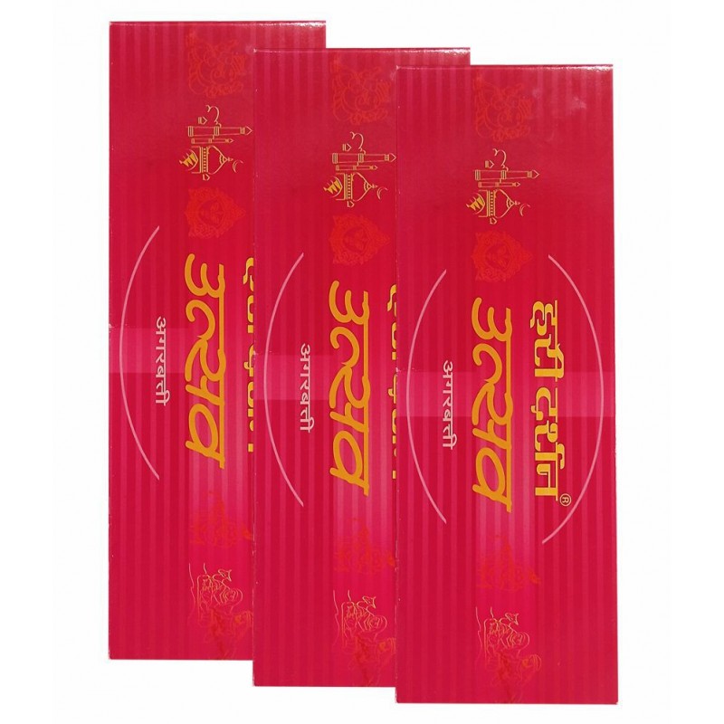 Hari Darshan Eco Utsav Agarbatti 60 Sticks in Each - Pack of 3