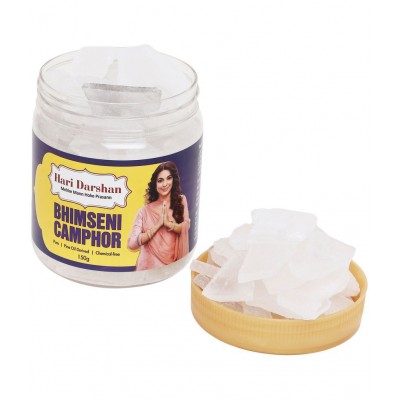 Hari Darshan Pure Bhimseni Camphor (150g) Hari Darshan Pure Bhimseni Camphor (150g)