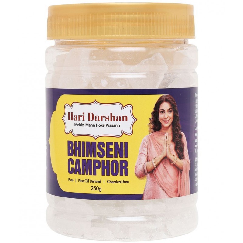 Hari Darshan Pure Bhimseni Camphor (250g) Hari Darshan Pure Bhimseni Camphor (250g)