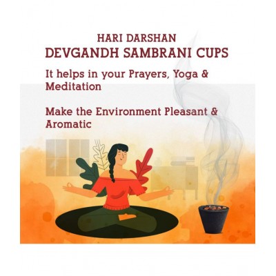 Hari Darshan Sambrani Cup (Pack of 12 Cups in Pack)