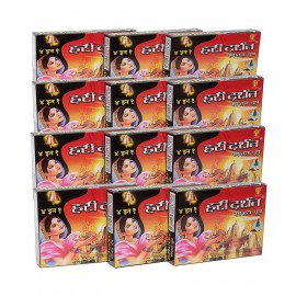 Hari Darshan Special Pooja Dhoop 4-in-1 | 100% Natural Incense Sticks | Wet Dhoop -16 Sticks (Pack of 12)
