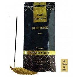 Hari Darshan Supreme Premium Pooja Agarbatti | Deep and Intense Fragrance-(Pack of 3, 100 Stick in Each Pack)