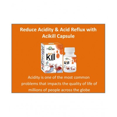 Hashmi Acikill Capsules | Help in Acidity and Gas Problem (20 Capsules) Pack Of 1