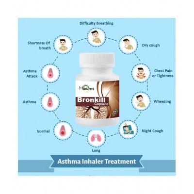 Hashmi Bronkill Capsule : Asthma Treatment B1 Capsule 20 no.s Pack Of 1