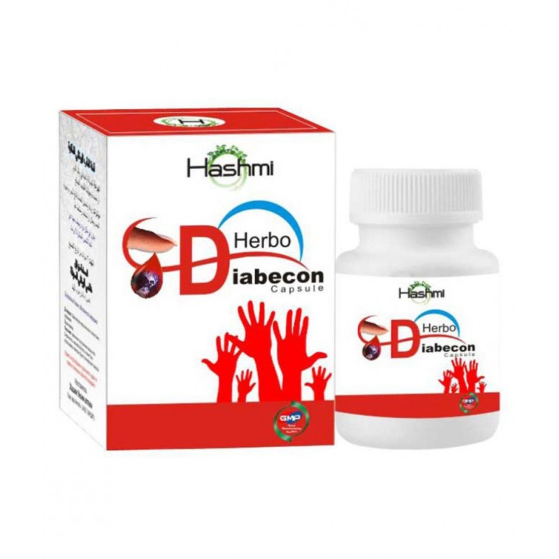 Hashmi Herbo Diabecon Ayurvedic Capsules | Blood Sugar Control (20 Capsules) Pack Of 1