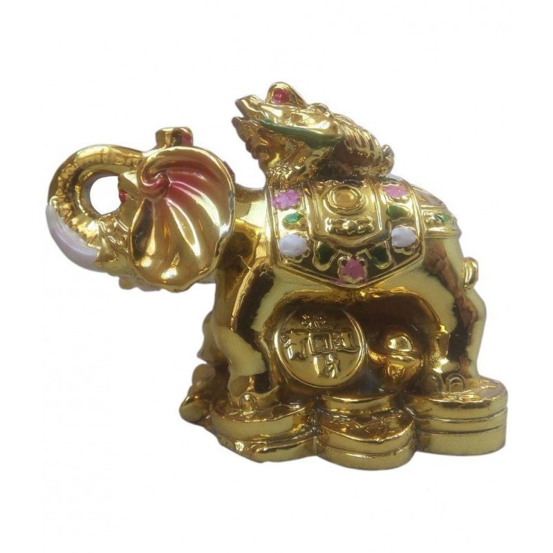 Hatti Vastu Fengshui Money Frog on Elephant