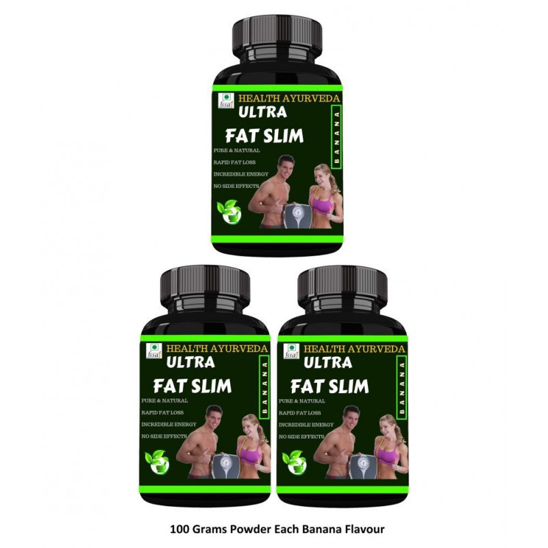 Health Ayurveda Ultra Fat Slim | Fat Cutter Powder 300 gm Pack of 3