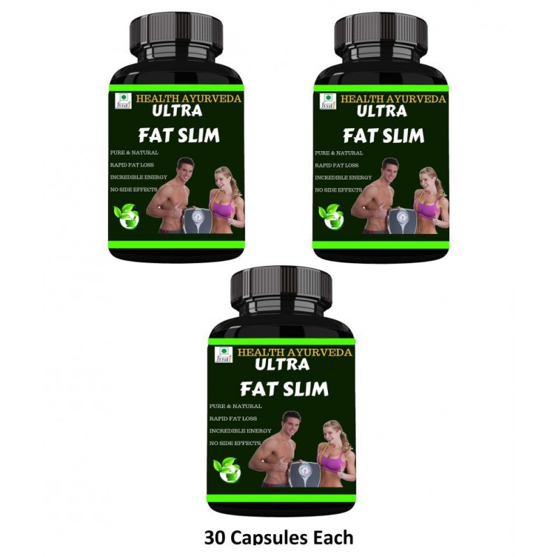 Health Ayurveda Ultra Fat Slim | Weight Loss Capsule 90 no.s Pack of 3