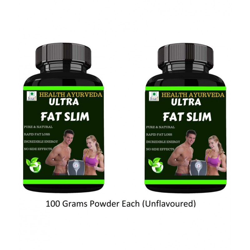 Health Ayurveda Ultra Fat Slim | Weight Loss Powder 200 gm Pack Of 2