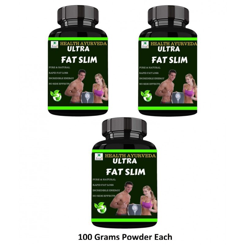 Health Ayurveda Ultra Fat Slim | Weight Loss Powder 300 gm Pack of 3