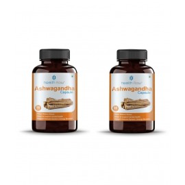 Health Flow Ashwagandha Extract 60 no.s Capsule Pack of 2