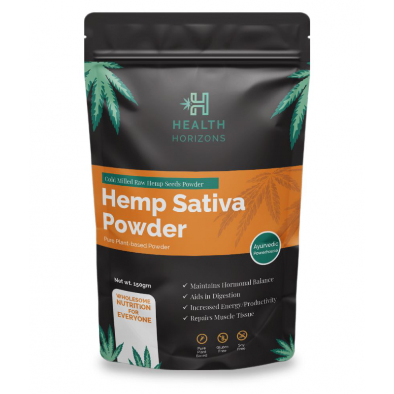 Health Horizons Ayurvedic Sativa Hemp Powder 150gm Ayurvedic Hemp Powder