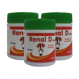 Health Parcel Renal D Ayurvedic Tablet 60 no.s Pack of 3