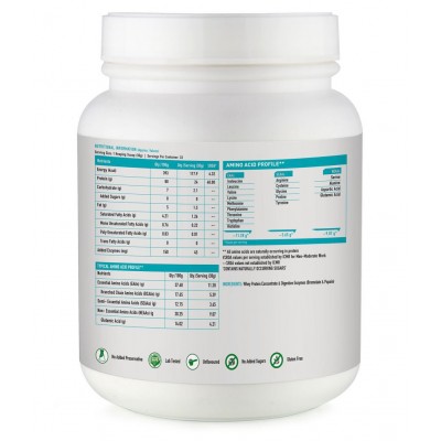 HealthKart 100% Pure Whey Protein- Unflavoured 1Kg