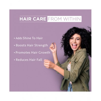 HealthKart HK Vitals Biotin 10000mcg, Supplement for Hair Growth, Strong Hair and Glowing Skin, Nail Brittleness, 90 Tablets