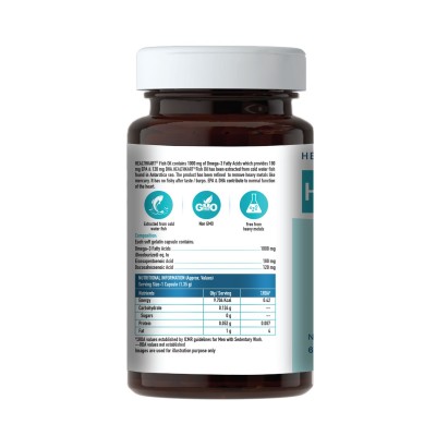 HealthKart HK Vitals Fish Oil with Omega 3 and Multivitamin For Women Combo, 60 Fish Oil Capsules + 60 Multivitamin Tablets (Combo Pack) HealthKart HK Vitals Fish Oil with Omega 3 and Multivitamin For Women Combo, 60 Fish Oil Capsules + 60 Multivitamin Tablets (Combo Pack)