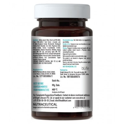 HealthKart HK Vitals Zinc Supplement with Vitamin C & D3, Multivitamin and Multimineral, Immunity Boosters For Adults, 60 Tablets