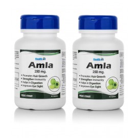 HealthVit Amda Amla Powder 250mg Capsule 60 no.s Pack Of 2