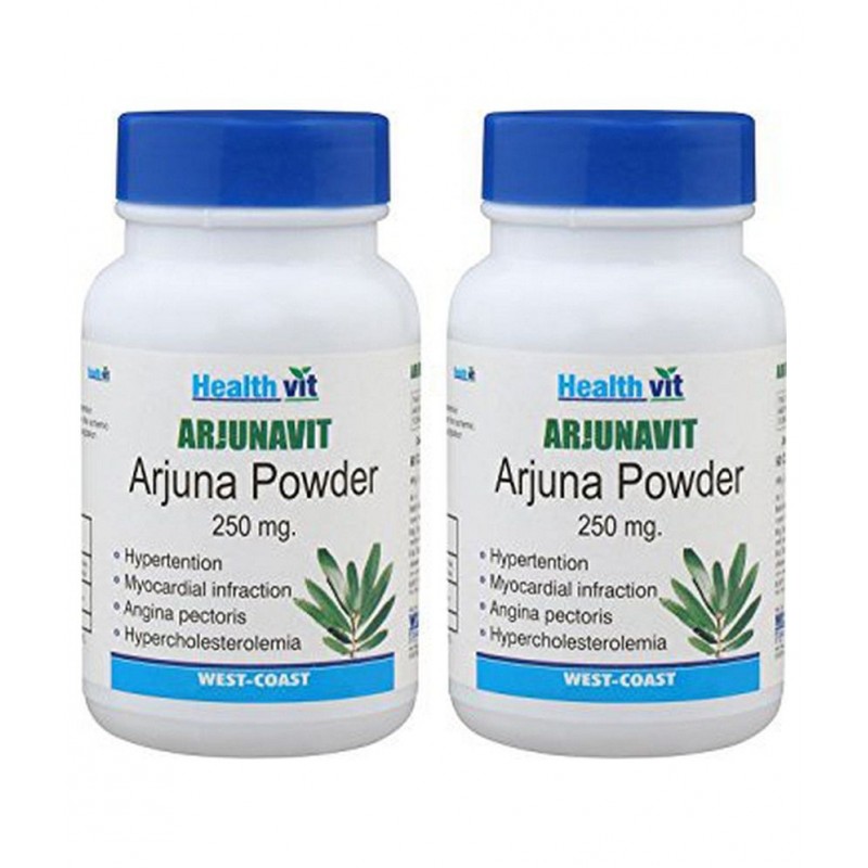 HealthVit Arjunavit Arjuna Powder 250 mg 60 Capsules