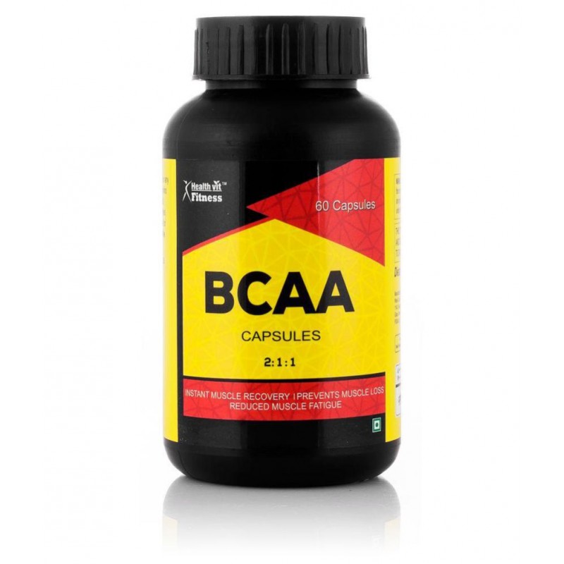 HealthVit BCAA (2:1:1) 1000mg - 60 Capsules 60 no.s