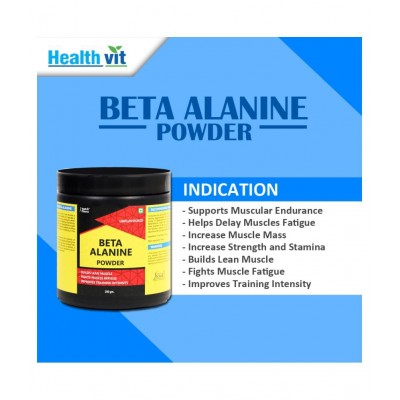 HealthVit Beta Alanine Powder-200 gm 200 gm