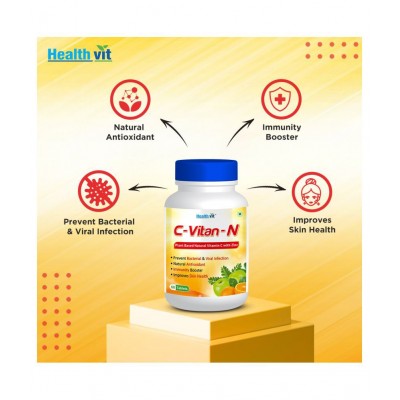 HealthVit C-Vitan-N Vitamin C Zinc1000mg 60 no.s Vitamins Tablets