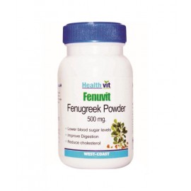 HealthVit Fenuvit Fenugreek Powder 500mg 60 Capsules