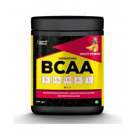 HealthVit Fitness BCAA 6000mg Fruit Punch Flavour 200 gm