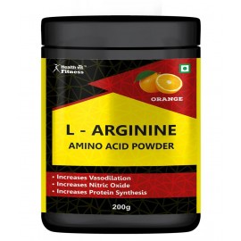 HealthVit Fitness L-Arginine Powder - Orange Flavour 200 gm